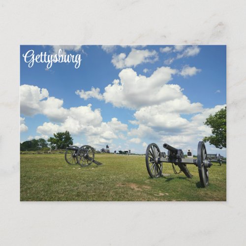 Gettysburg Pennsylvania Civil War Battlefield Postcard