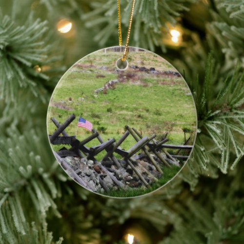 Gettysburg Round Ornament