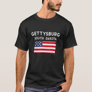 Gettysburg South Dakota USA State America Travel S T-Shirt