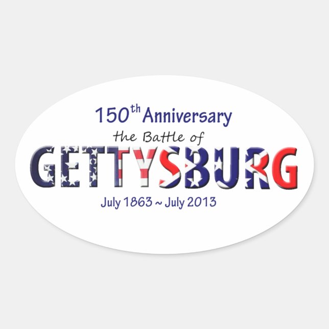 Gettysburg stickers (Front)