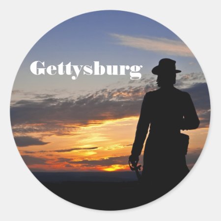 Gettysburg Sunset Sticker