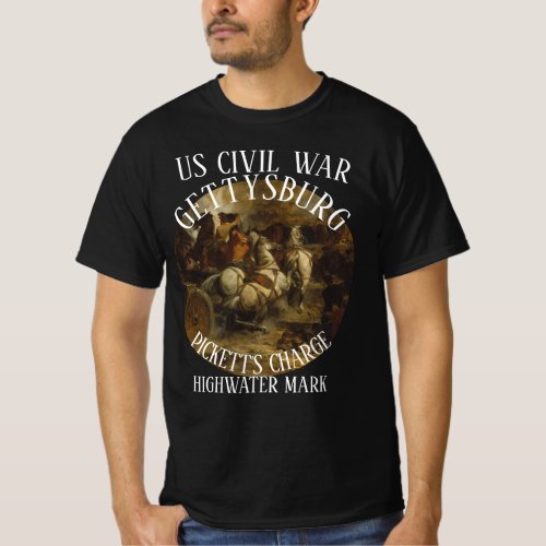 GETTYSBURG US CIVIL WAR PICKETTS CHARGE T_Shirt