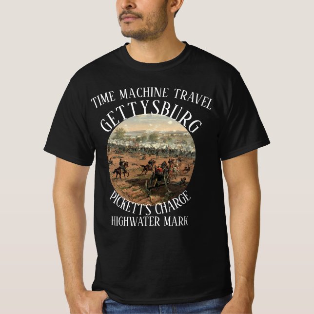 GETTYSBURG US CIVIL WAR PICKETT'S CHARGE T-Shirt (Front)
