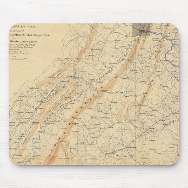 Gettysburg, Virginia Mouse Pad (Front)