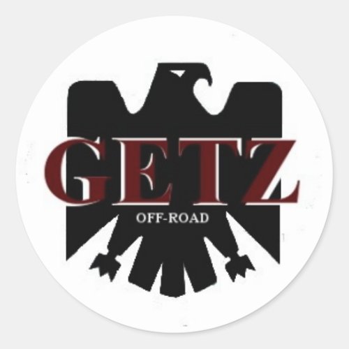 Getz Off_Road Logo Classic Round Sticker