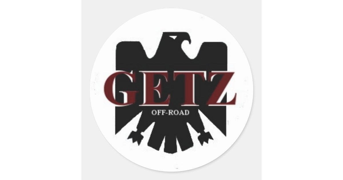 Getz Off Road Logo Classic Round Sticker Zazzle Com