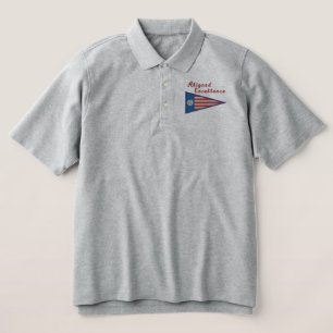 GEUEE Flag Series: America Embroidered Polo Shirt