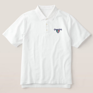 GEUEE Italian Shield: Embroidered Polo Shirt