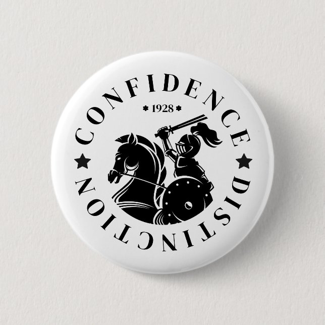 GEUEE Vintage Knight Series Button (Front)