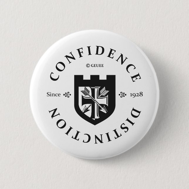 GEUEE Vintage Knight Series Button (Front)
