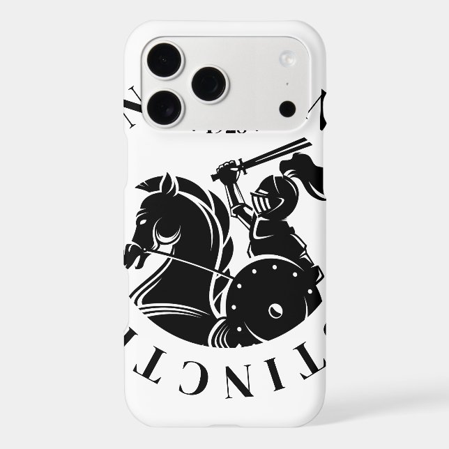 GEUEE Vintage Knight Series iPhone Case (Back)