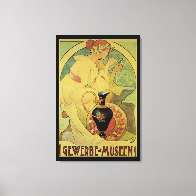 Gewerbe Museen Canvas Print (Front)