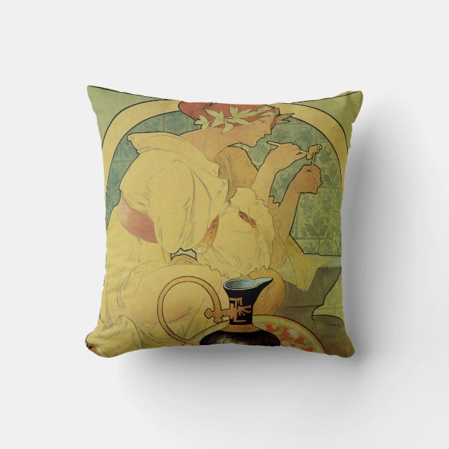 Gewerbe Museen Throw Pillow (Front)