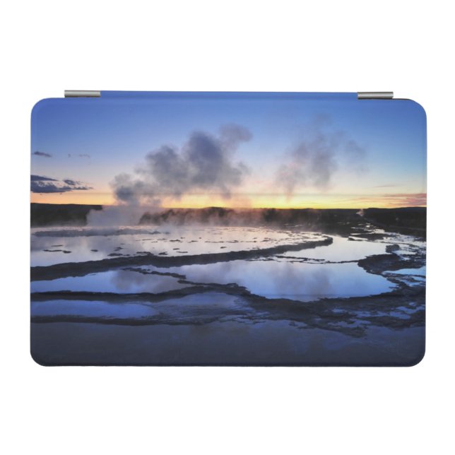 Geyser Smoke at Sunset iPad Mini Cover (Horizontal)