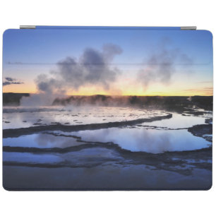 Geyser Smoke at Sunset iPad Smart Cover