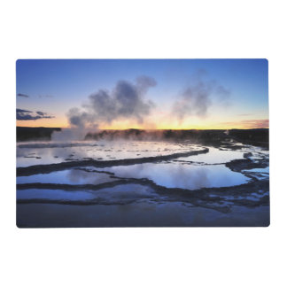 Geyser Smoke at Sunset Placemat