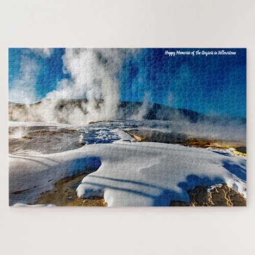 Geysers Yellowstone Jigsaw Puzzle