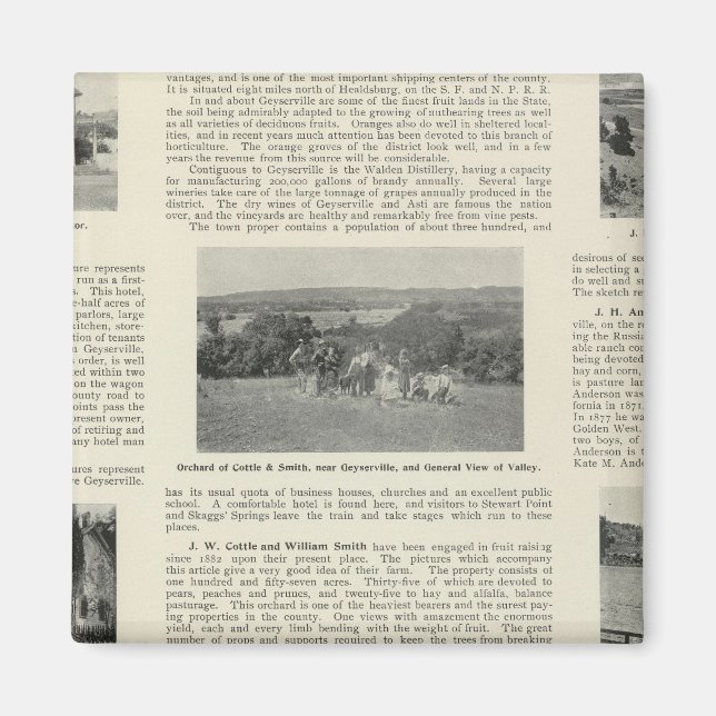 Geyserville, California Magnet (Front)