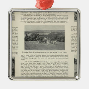 Geyserville, California Metal Ornament