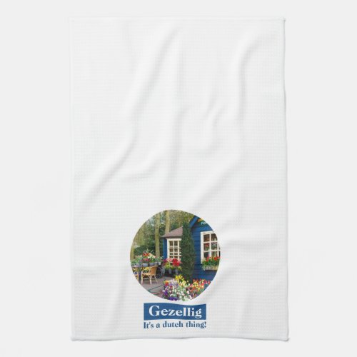 Gezellig its a dutch thing kitchen towel