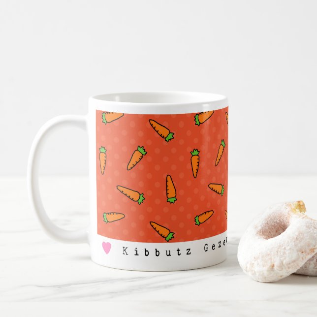 Gezer Carrot Mug (With Donut)