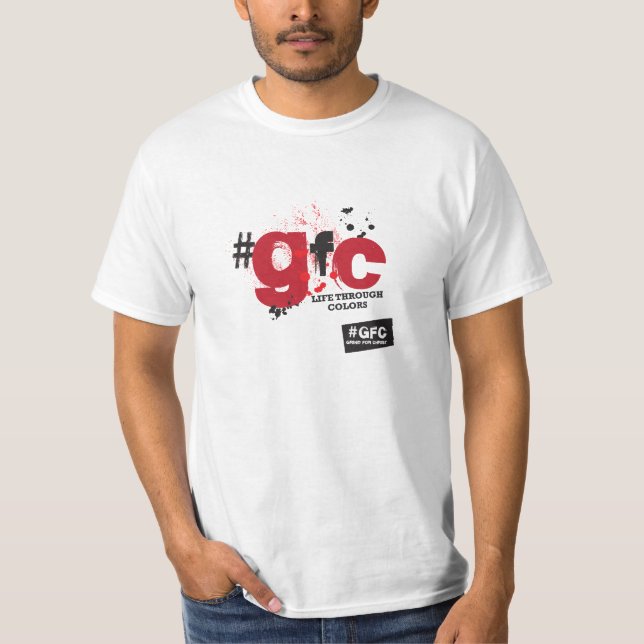 GFC - Life Through Colors White T-Shirt (Front)