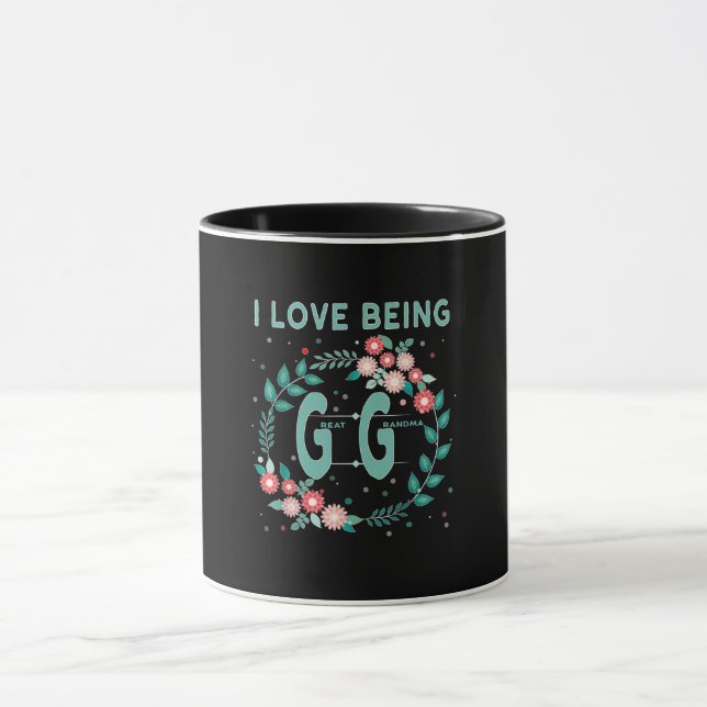 gg  i love being gigi great grandmor  gift mug (Center)