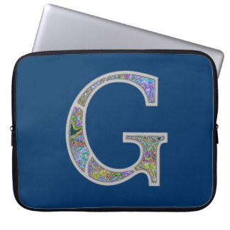 Gg Illuminated Monogram Laptop Sleeve