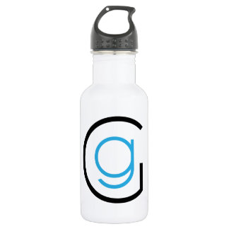 GG Logo Emblem Stainless Steel Water Bottle