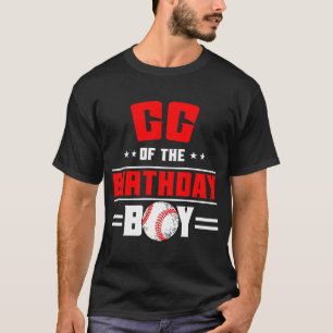 GG Of The Birthday Boy Baseball Theme Family Bday  T-Shirt