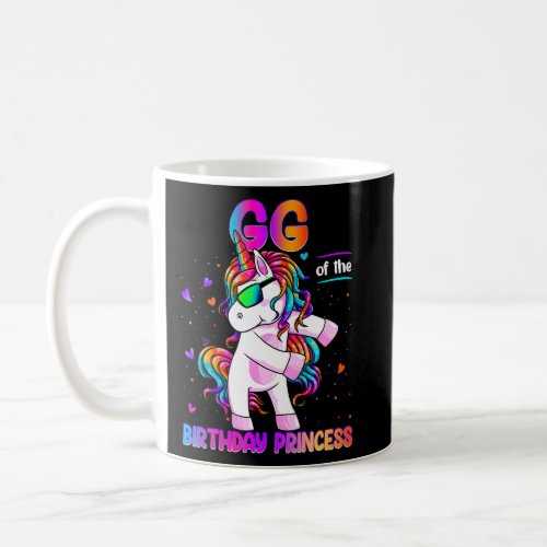GG of the Birthday Princess Girl Dabbing Unicorn P Coffee Mug