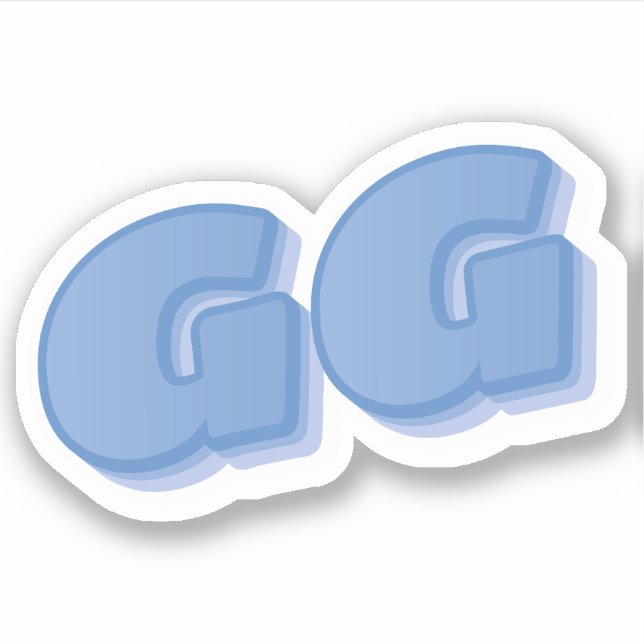 GG STICKER (Front)