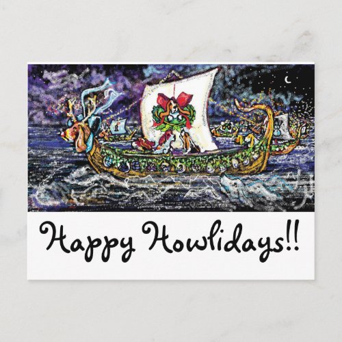 GGBR Holiday Postcard _ Viking Bassets