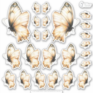GGolden Honey Fairy World – 04 - 24 Butterfly Shee Sticker