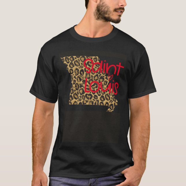 GGT Leopard Animal Print STL St Louis Missouri T-Shirt (Front)