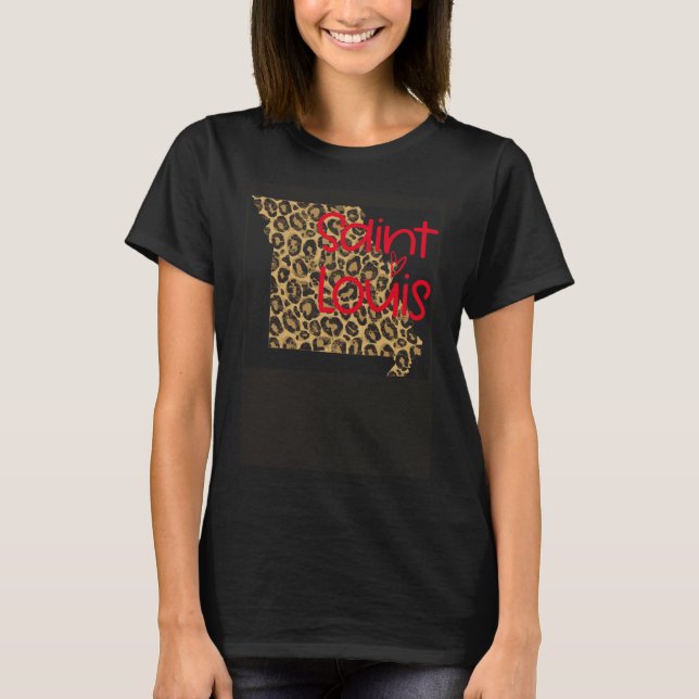 GGT Leopard Animal Print STL St Louis Missouri T-Shirt (Front)