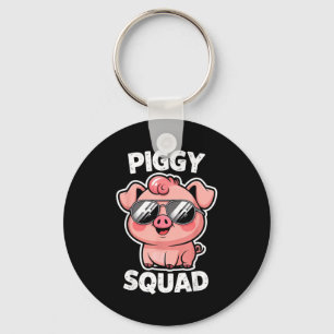 Ggy Squad G Wearing Sungles As Animal Funny Farmer Keychain