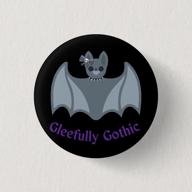 Ghabitats ully Gothic Button (Front)