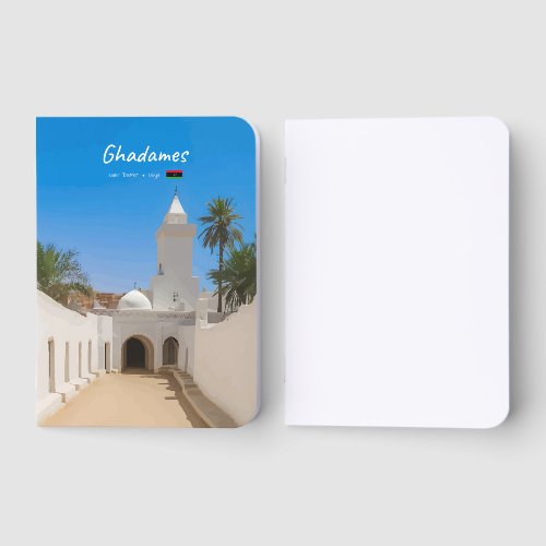 Ghadames, Libya - White Mosque Foil Vow Books
