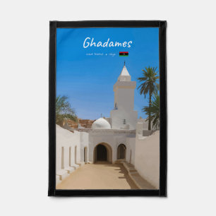 Ghadames, Libya - White Mosque Pennant