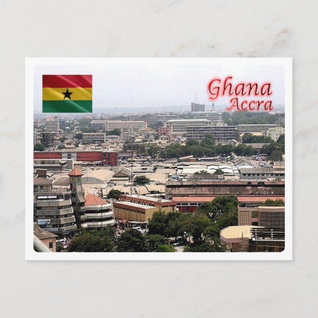 Ghana - Accra North - Postcard (Front)