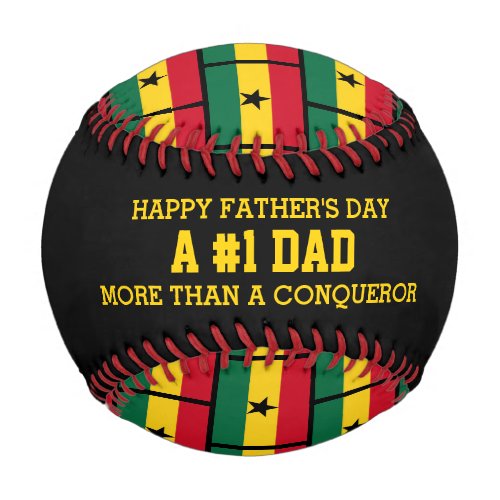 GHANA Best Dad Fathers Day Baseball