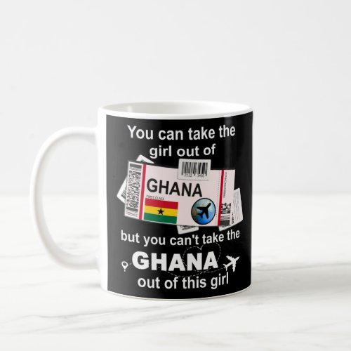 Ghana Boarding Pass  Ghana Girl  Ghana T_Shirt Coffee Mug