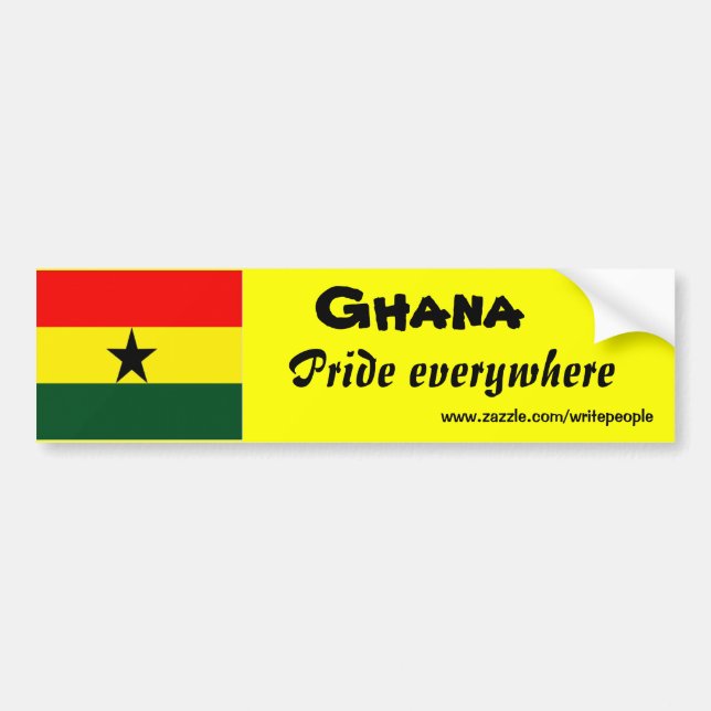 ghana bumper stickers (Front)