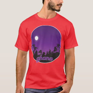 ghana By night with Palms  T-Shirt