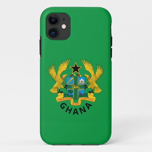 Ghana coat of arms iPhone 11 case