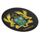 Ghana* Coat of Arms Collector's Melamine Plate (Right Side)