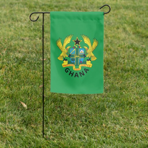 Ghana coat of arms garden flag