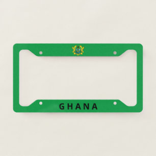 Ghana coat of arms license plate frame