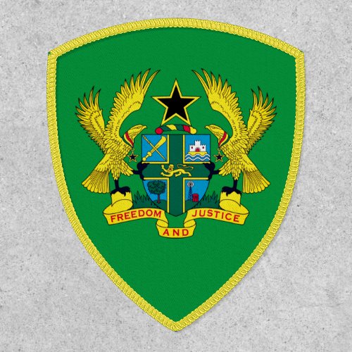 Ghana coat of arms patch